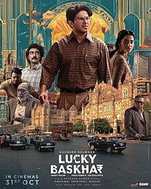 Lucky Bhaskhar (2024) {Hindi+Telugu} Dual Audio HDRip